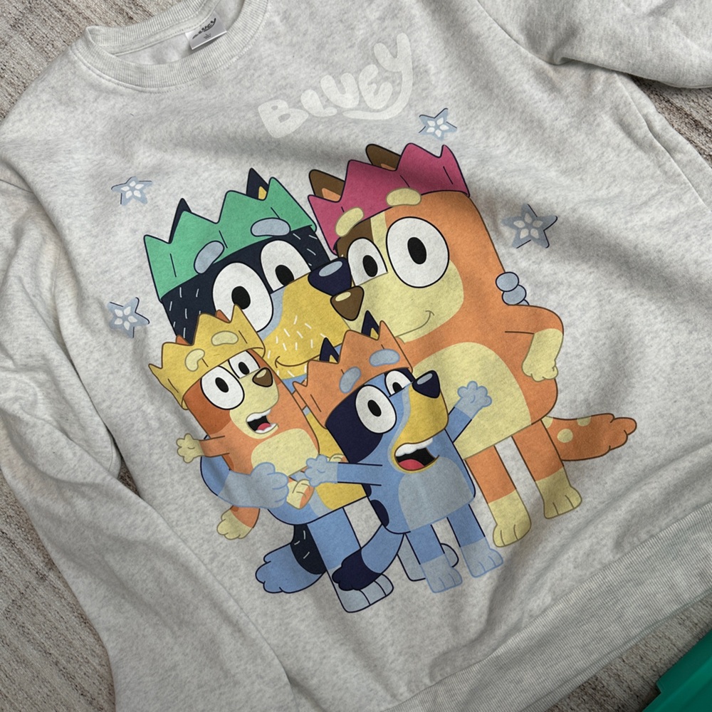 Bluey Women's Crew Neck Sweater - Gray